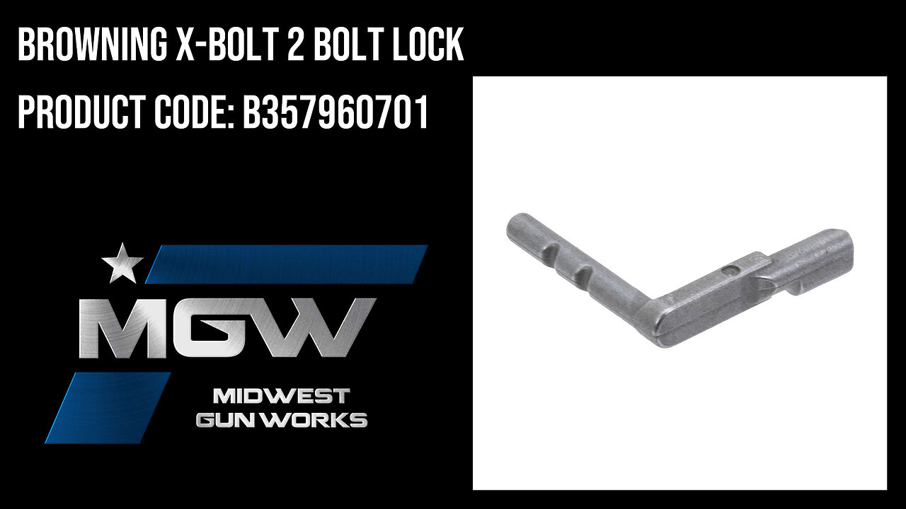 Browning X-Bolt 2 Bolt Lock - B357960701