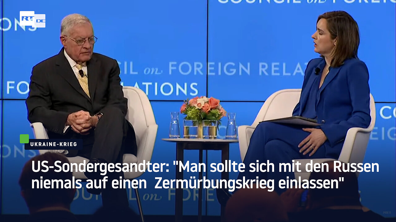 US-Sondergesandter: "Man sollte sich mit den Russen niemals auf einen Zermürbungskrieg einlassen"