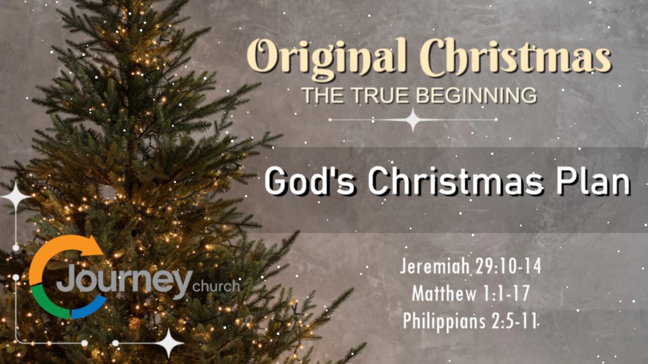 God's Christmas Plan - He did it all for You!