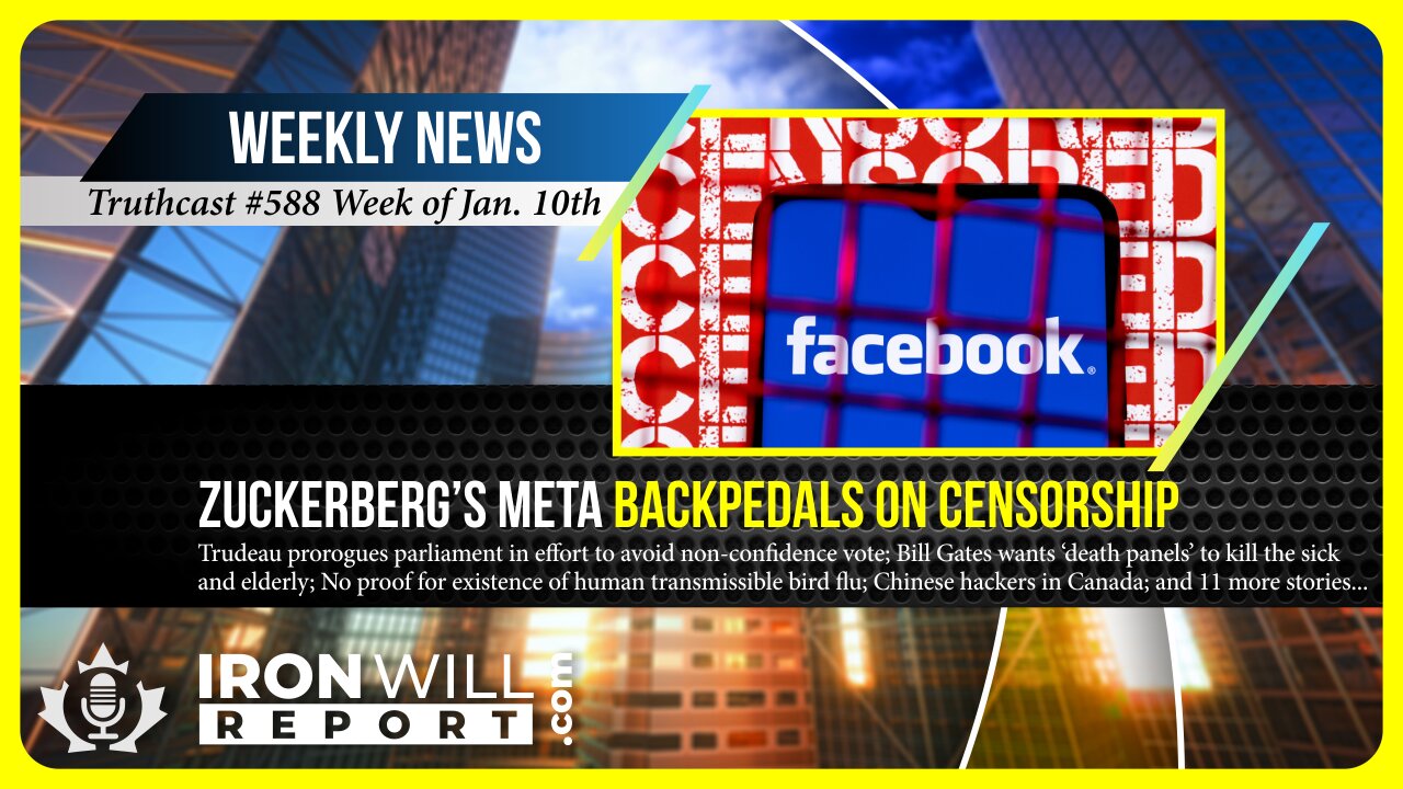 IWR News for January 10th | Zuckerberg’s Meta Backpedals on Censorship