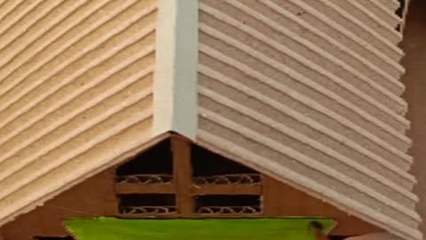 How to ! DIY miniature modern house model ! Cardbord house!