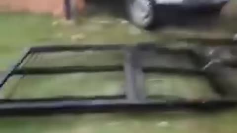 A drunk police officer was recorded after crashing vehicle in Standerton