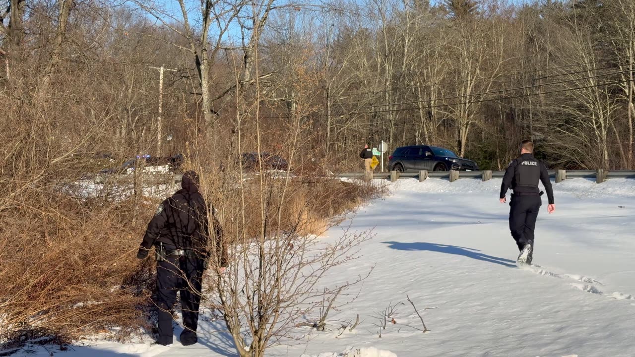 Warrant Suspect Flees From Cops Onto Ice On The Merrimack River