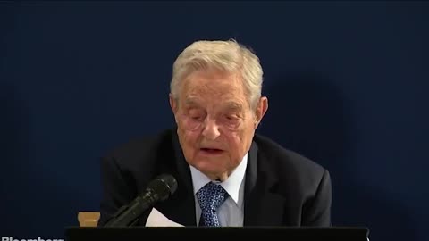 George Soros tells the World Economic Forum: "President Trump is a con man"