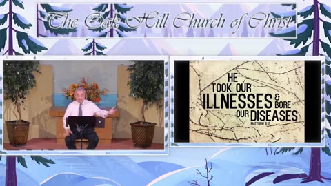 Oak Hill Church of Christ 1-5-25 Message: "Suffering May Be Its Own Sermon"