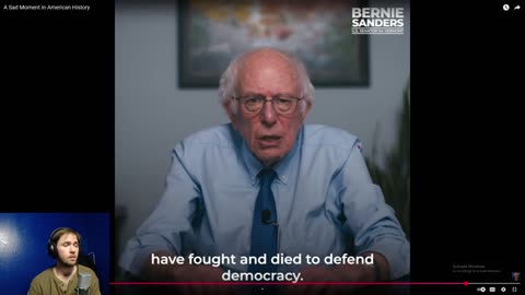 Reaction to..A Sad Moment in American History By Bernie Sanders