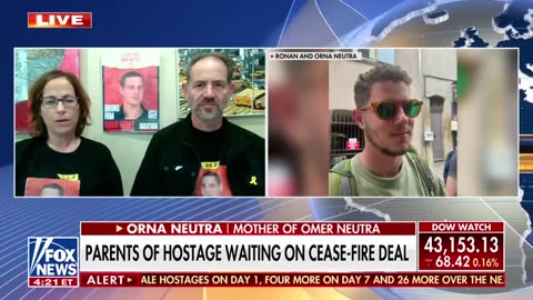 ‘BITTERSWEET’: Parents of American hostage react to possible cease-fire deal