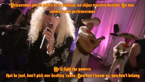 TWISTED SISTER MARIACHI - Were not gonna take it (Subtítulos español-inglés)