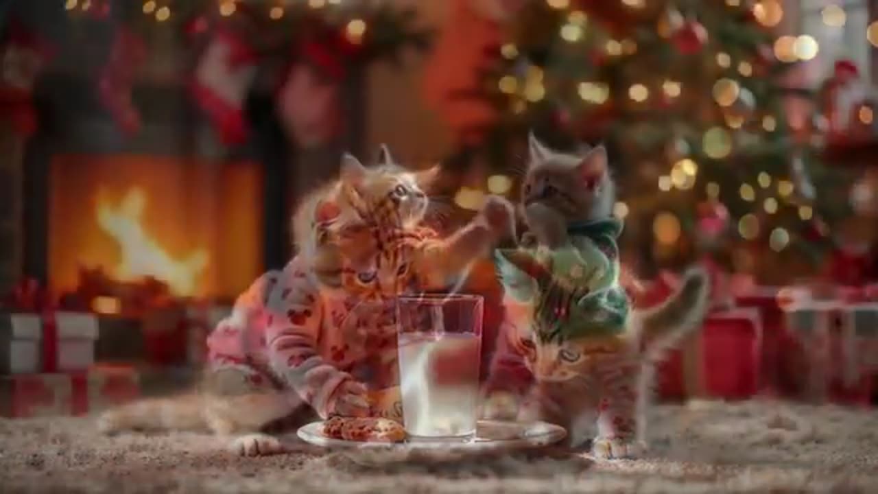 🎄😹Cats at Christmas 🎅🎁✨- Funny Cats Doing Human Things