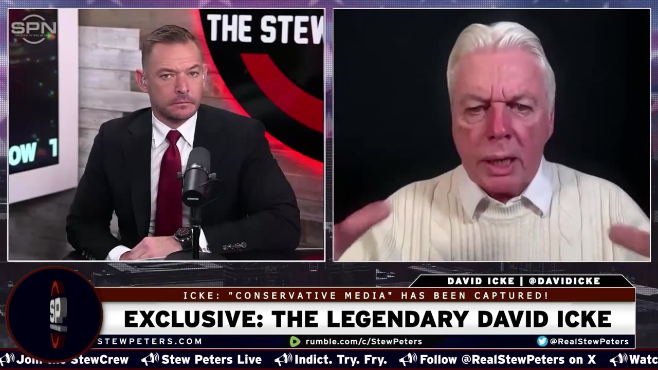 Stew Peters and David Icke on the Left/Right deluded illusion, theatre.
