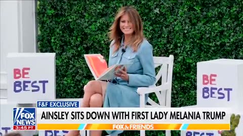 MELANIA ON FOX INTERVIEW: “I will continue with ‘Be Best’ and also, I will