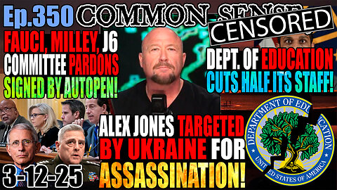 Ep.350 Flynn: Ukrainian Assassination Contract On Alex Jones! Fauci/Milley Pardons Signed With Autopen, Rosie O’Donnell Moves To Ireland! Education Dept. Cuts Half Its Staff, Peak Hypocrisy: Rainforest CHOPPED DOWN For Climate Change Summit!