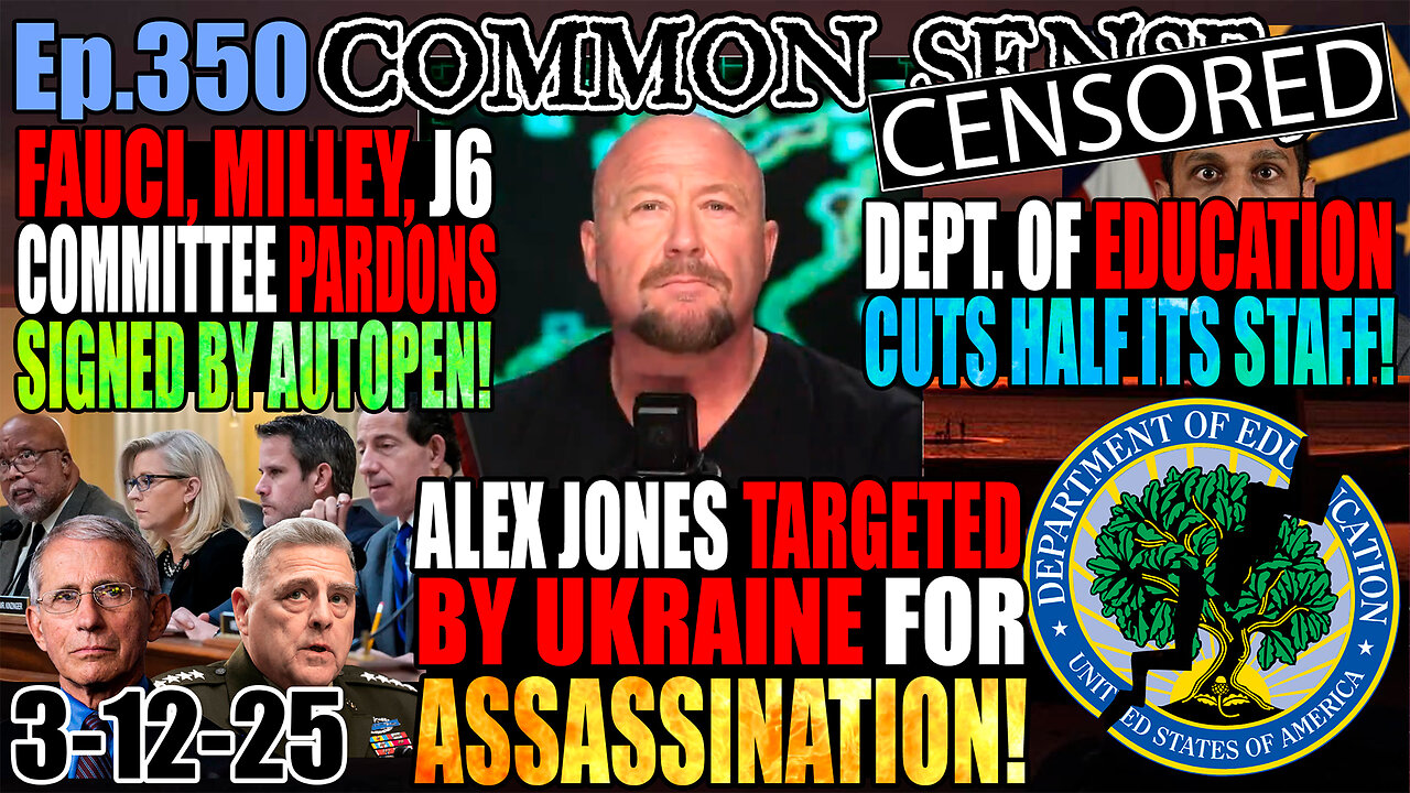 Ep.350 Flynn: Ukrainian Assassination Contract On Alex Jones! Fauci/Milley Pardons Signed With Autopen, Rosie O’Donnell Moves To Ireland! Education Dept. Cuts Half Its Staff, Peak Hypocrisy: Rainforest CHOPPED DOWN For Climate Change Summit!