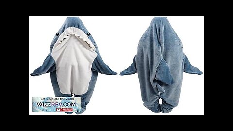 Shark Blanket Hoodie Onesie Adult & Kid Wearable Shark Blanket Shark Sleeping Review