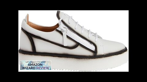 Giuseppe Zanotti FrankieThese low-top sneakers crafted from white leather with matching Review