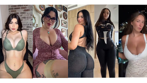 Butts and Tits compilation - Big bank tiktok challenge ❤️‍ClipchampGirls 2025