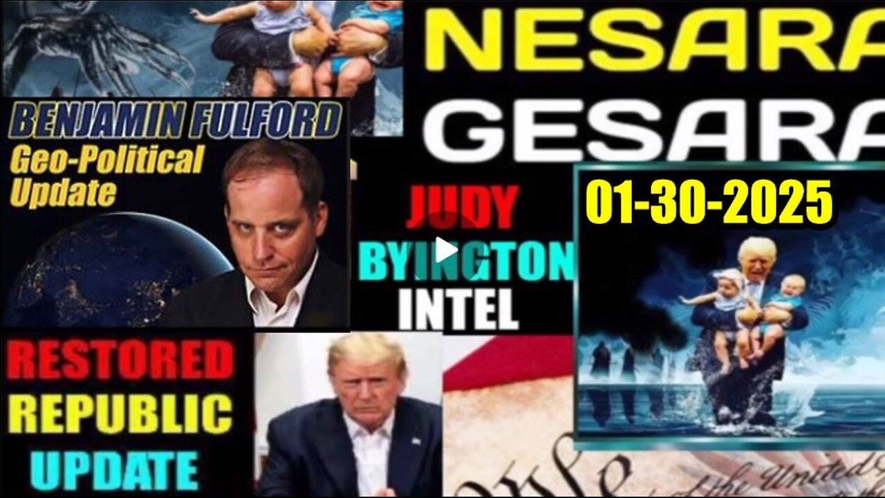 Judy Byington Update 01.30.25 - Trump Just dropped BOMBSHELL ~ This Changes EVERYTHING