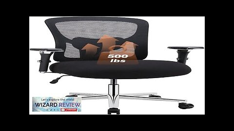 Sweetcrispy Big and Tall Office Desk Chair with Lumbar Support 500lbs Heavy Review