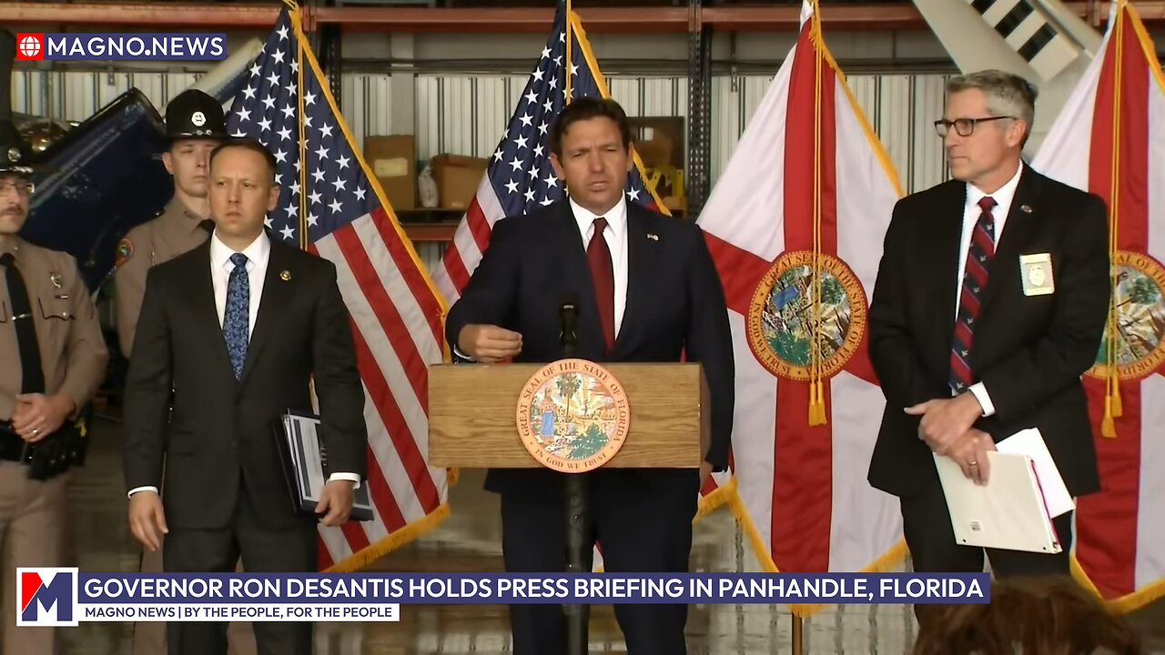 Governor Ron DeSantis holds press briefing in Panhandle, Florida (Jan 31, 2025) [LIVE]