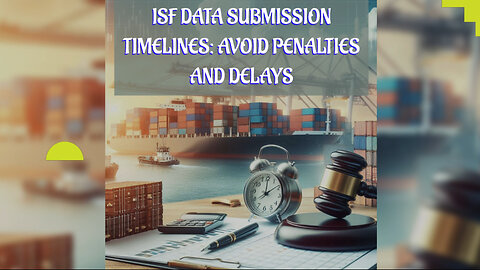 Mastering ISF Data Submission: Tips for a Smooth Customs Clearance