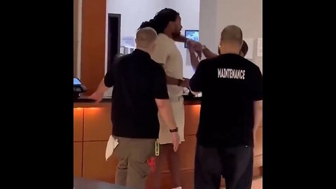 Out Of Control Dude Kicks A Hotel Door Before Receiving Painful Karma From A Very Well-Trained Cop