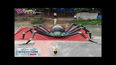 Vivid Inflatable Giant Spider Model Inflatable Spider Balloon Halloween/Terror Theme Review