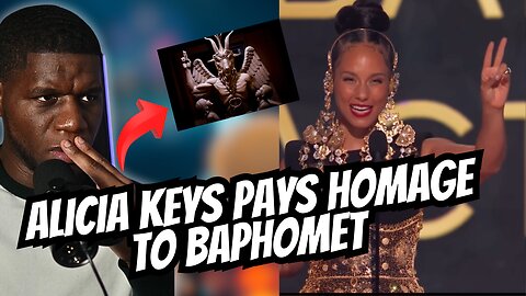 Alicia Keys Pay Homage To Baphomet (Satan) At 2025 Grammy Awards