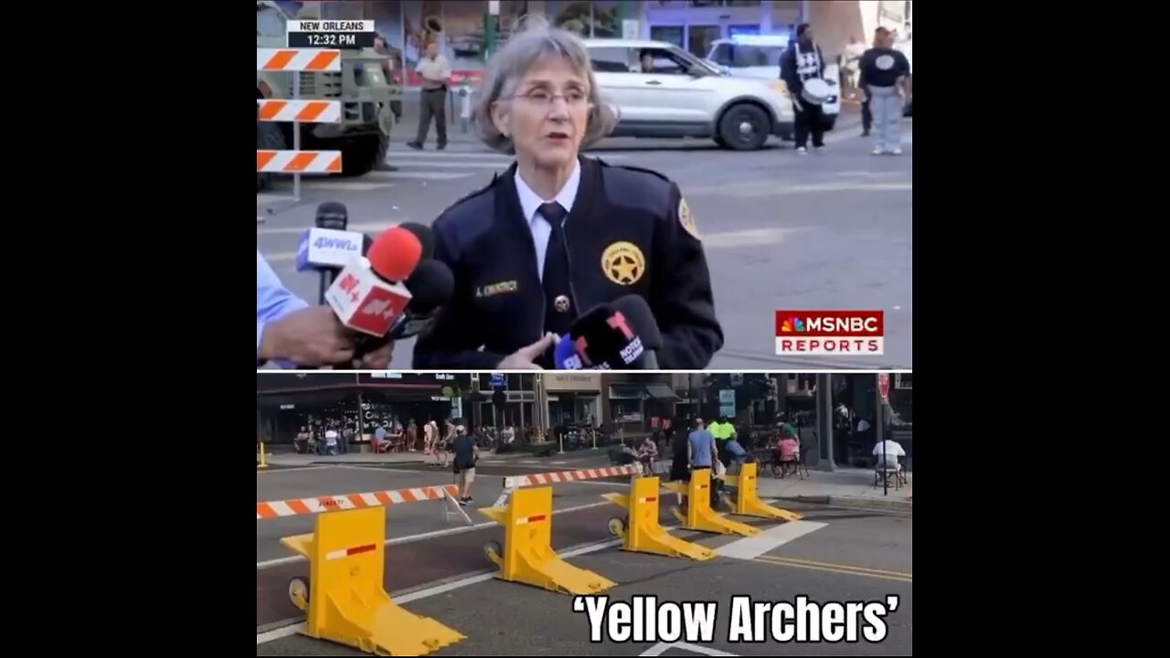 Police superintendent Anne Kirkpatrick had no ideas the city had sidewalk barricades 🤦♂️