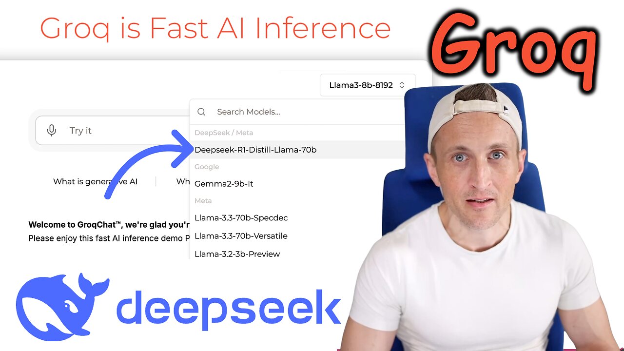 Instant Reasoning with Groq Running DeepSeek-R1