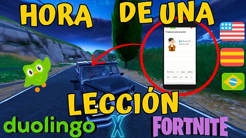 MANTENIENDO LA RACHA DE DUALINGO EN FORTNITE