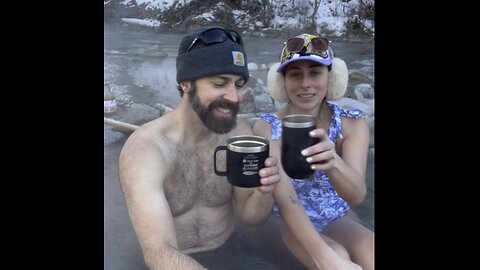 Idaho Hot-springs at 4 Degrees Fahrenheit