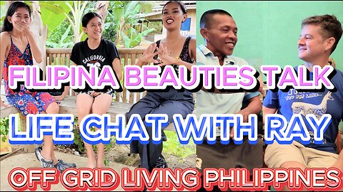 🇵🇭 BEAUTIFUL ISLAND FILIPINAS DISCUSS LOVE & ROMANCE. AARON & RAY CHAT! Off Grid Living Philippines