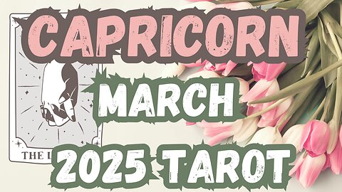 Capricorn♑️ - Clarity and confidence! March 2025 Evolutionary Tarot reading #capricorn #tarot #march