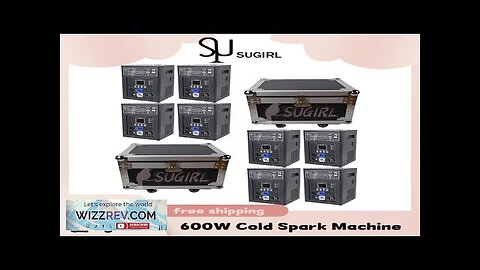 0 Tax 8Pcs Machines 2 Flycases Stage Light Effect 600W Cold Spark Review