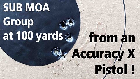 Is this Accuracy X pistol more accurate than your rifle at 100 yards