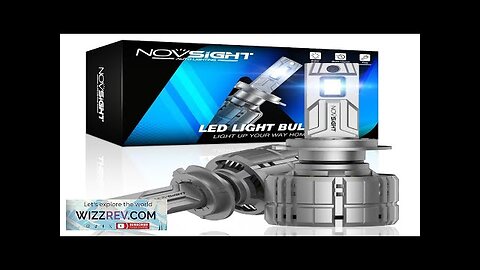 NOVSIGHT A500-N60 2PCS 40000LM/Pair Car Headlight LED Bulbs High/Low Beam Kit 6500K Review