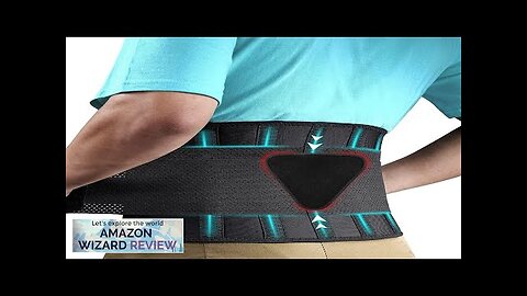 FEATOL Back Brace Support Belt-Lumbar Support Back Brace for Back Pain Sciatica Review