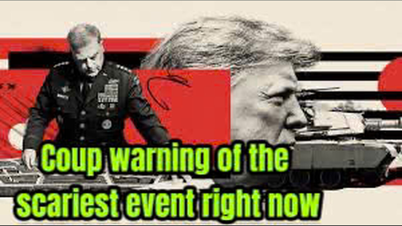 Coup warning of the scariest event right now:Top Pentagon advisor fired after revealing plot to bring down Trump in secret video!