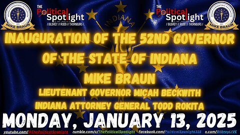 Inauguration of the 52nd Governor of the State of Indiana