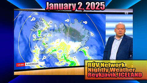 Evening Weather Segment - Reykjavik, ICELAND (January 2, 2025)