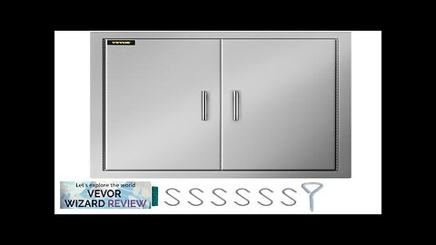 VEVOR 31 Inch BBQ Access Door 304 Stainless Steel BBQ Island 31W Review