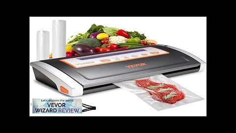 VEVOR Vacuum Sealer Machine 80Kpa 130W Powerful Multifunctional for Dry and Moist Review