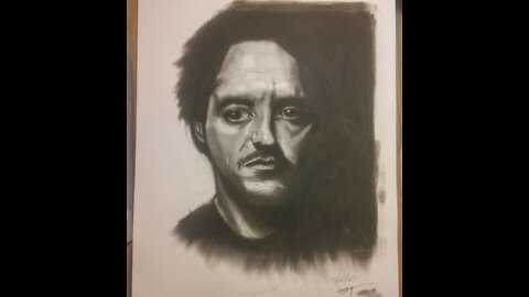 01-29-25 1-Hour Portrait Charcoal Drawing