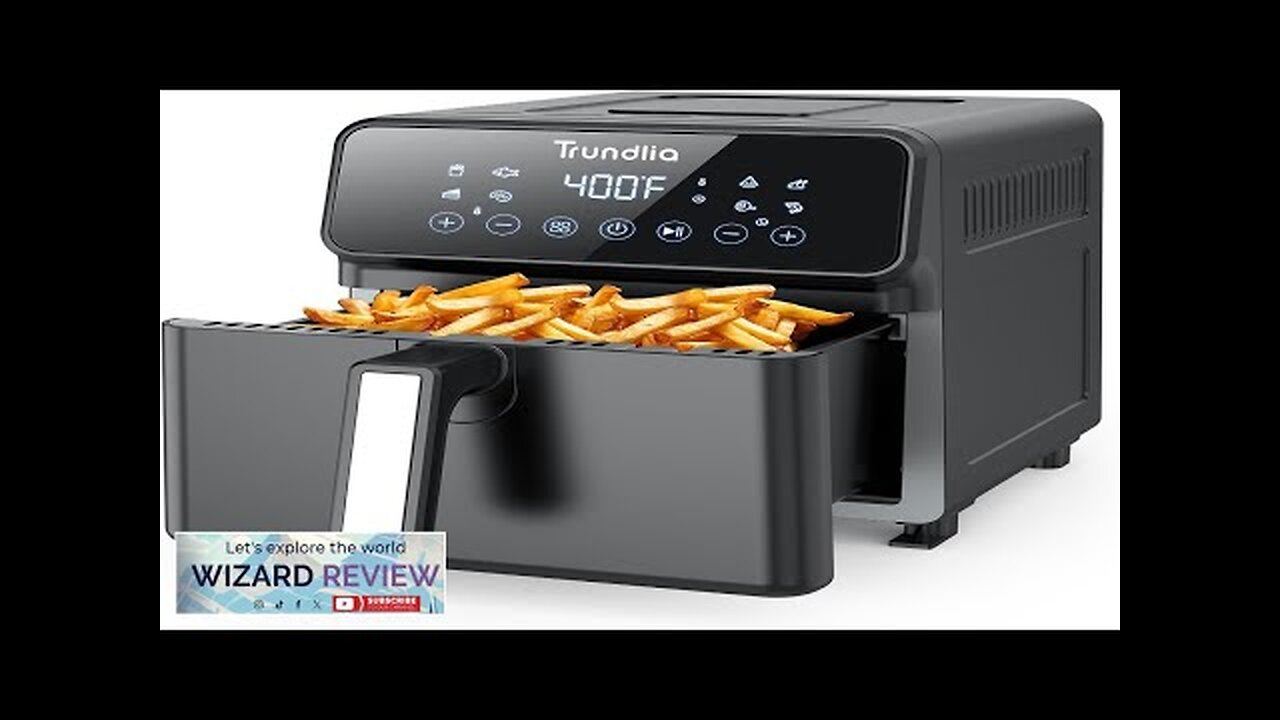 8-in-1 Air fryer 6.3-Quart Metal Smart Combo Oven 1500W Air Fryer oven Review