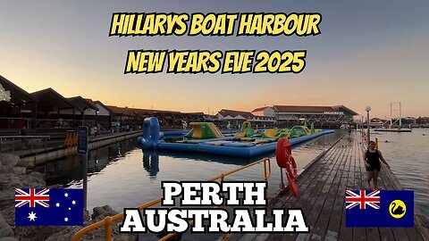 Exploring Perth Australia: Hillarys Boat Harbour on New Years Eve 2024