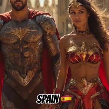 Countries as Superhero Couples