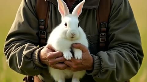 🐇♥️🦔Rabbit and Porcupine Save Each Other's Life #RabbitRescue #CuteAnimals #AnimalRescue