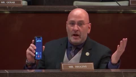 Rep. Clay Higgins called the social security line during the hearing toda