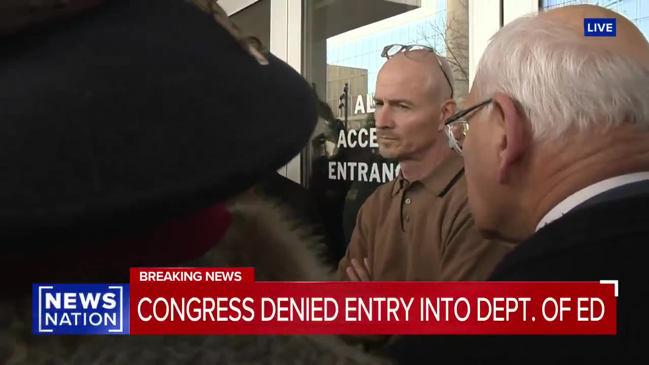 Shadow of Ezra - Democratic members of Congress are being blocked from entering the Department of Ed