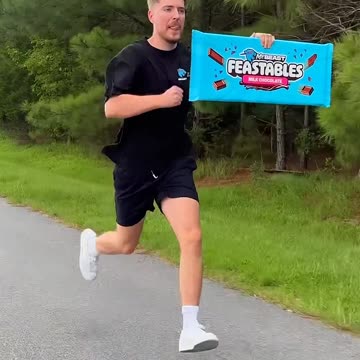 Running With Bigger And Bigger Feastables